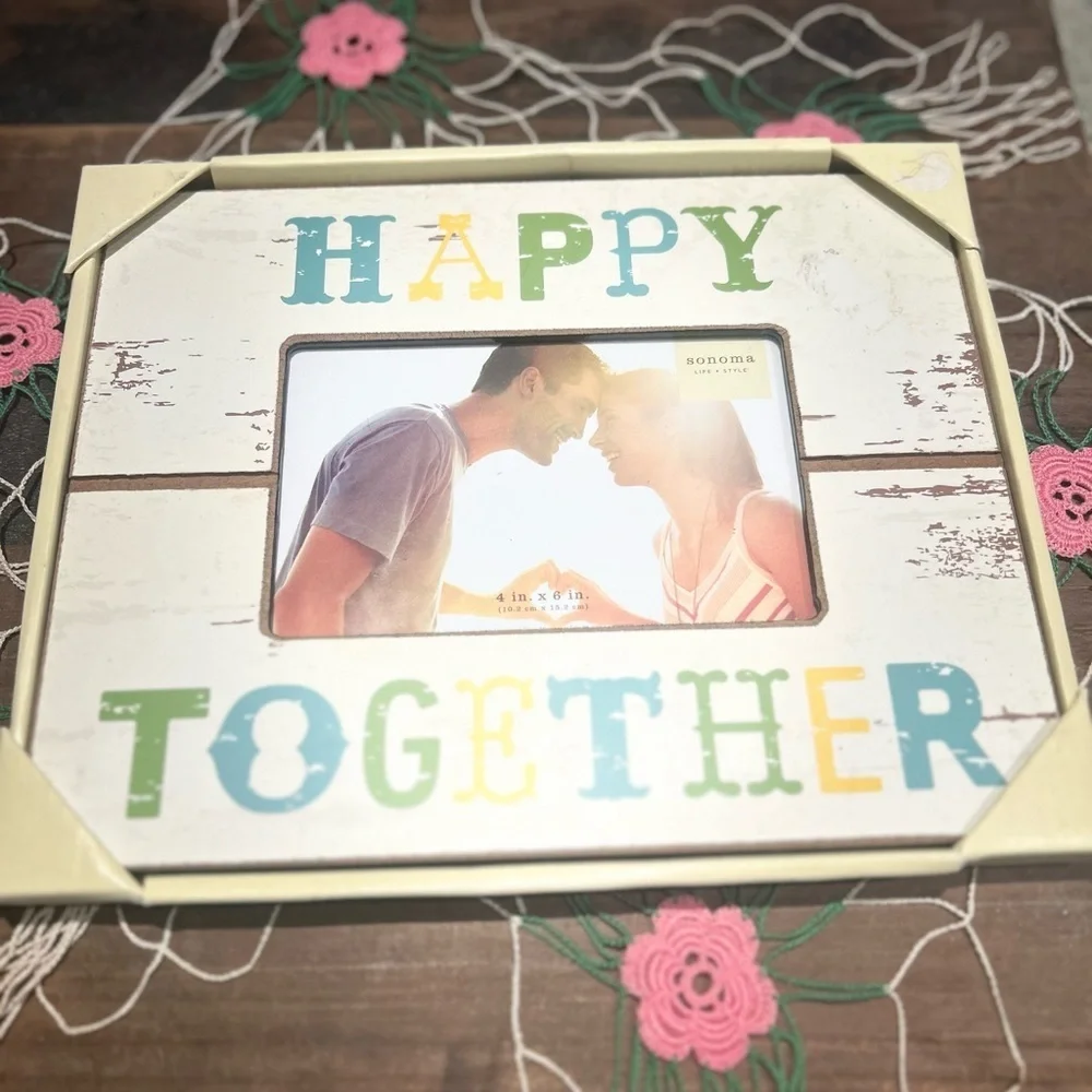 ☀️Multicolor 'Happy Together' Photo Frame